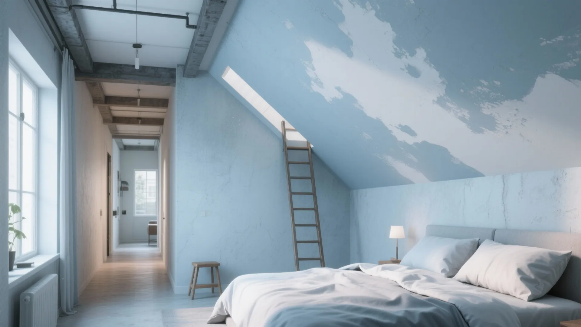 4. Partial Ceiling Splash to Open the Room