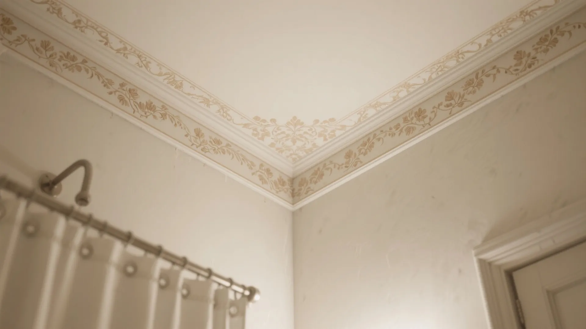 5. Stenciled ceiling or border for subtle luxury