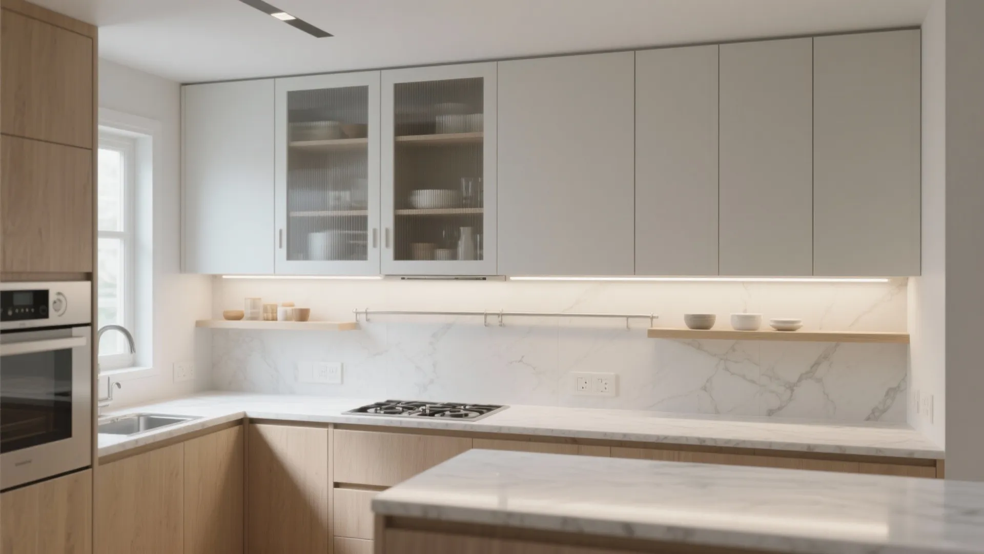 Go Vertical: Ceiling-High Storage That Doesn’t Feel Heavy