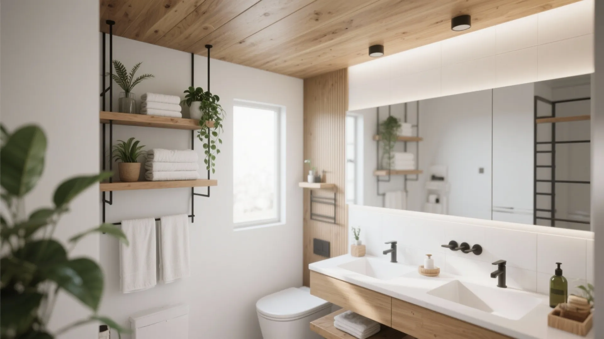 10. Ceiling-Hung Storage Racks