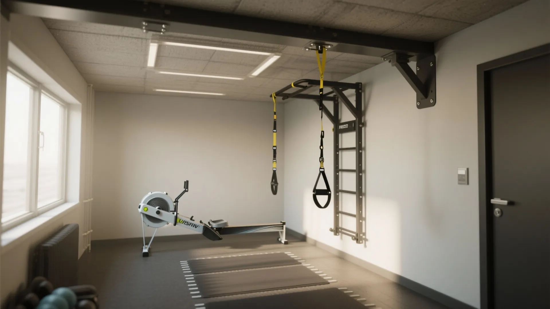 4. Ceiling and wall-mounted systems for cardio and HIIT