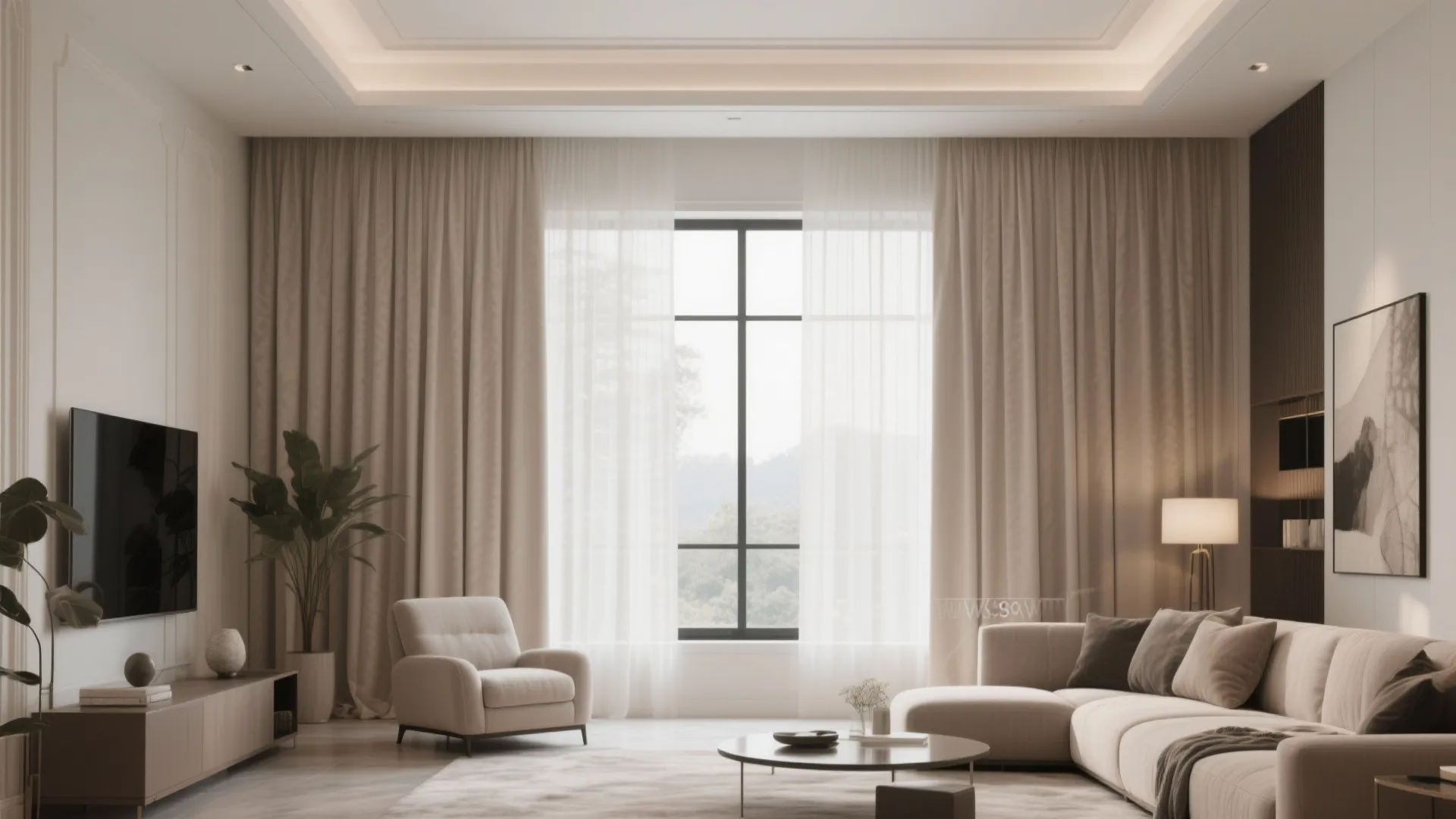 Ceiling-to-Floor Drapery