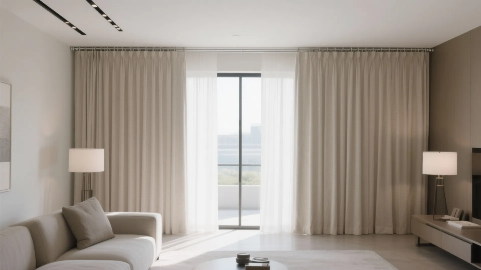 Ceiling-Mounted, Wall-to-Wall Coverage: Stretch the Room