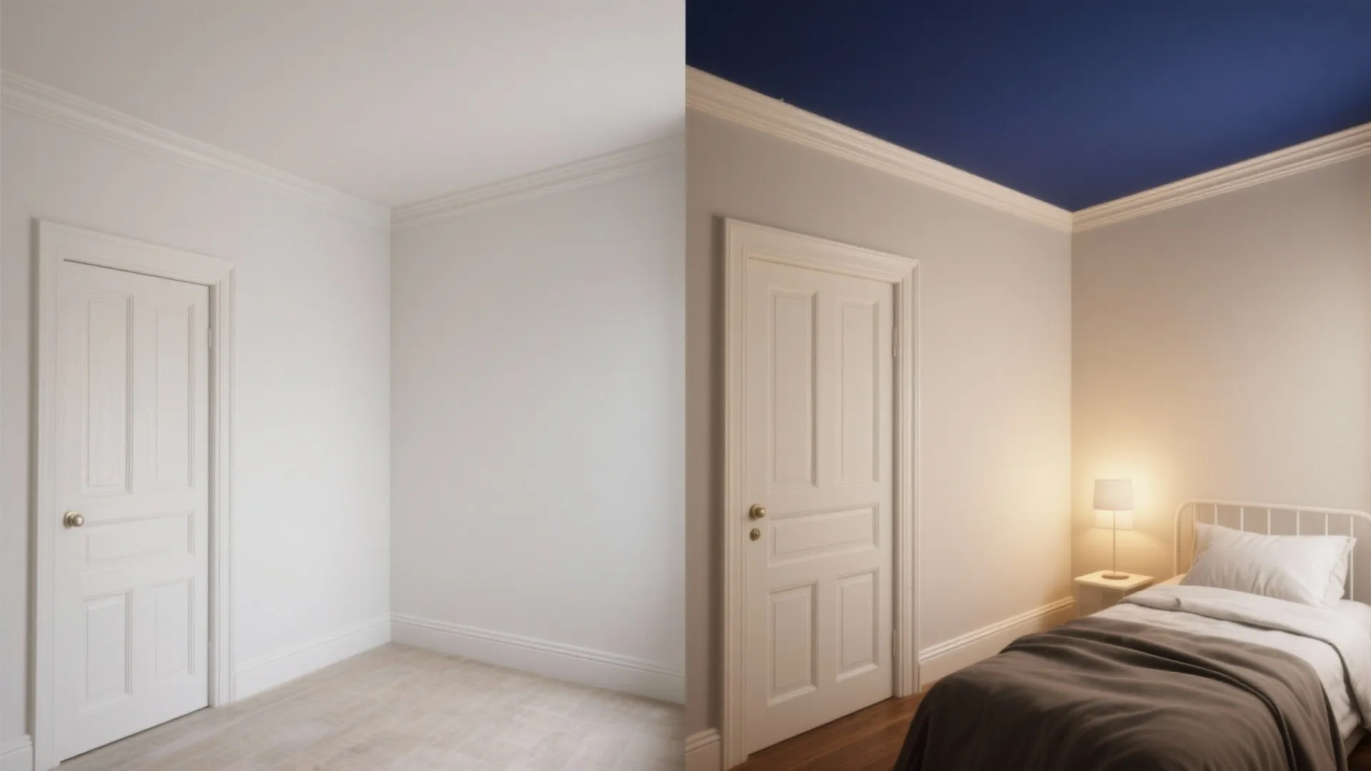 Idea 4: The fifth wall (ceiling) + defined trim