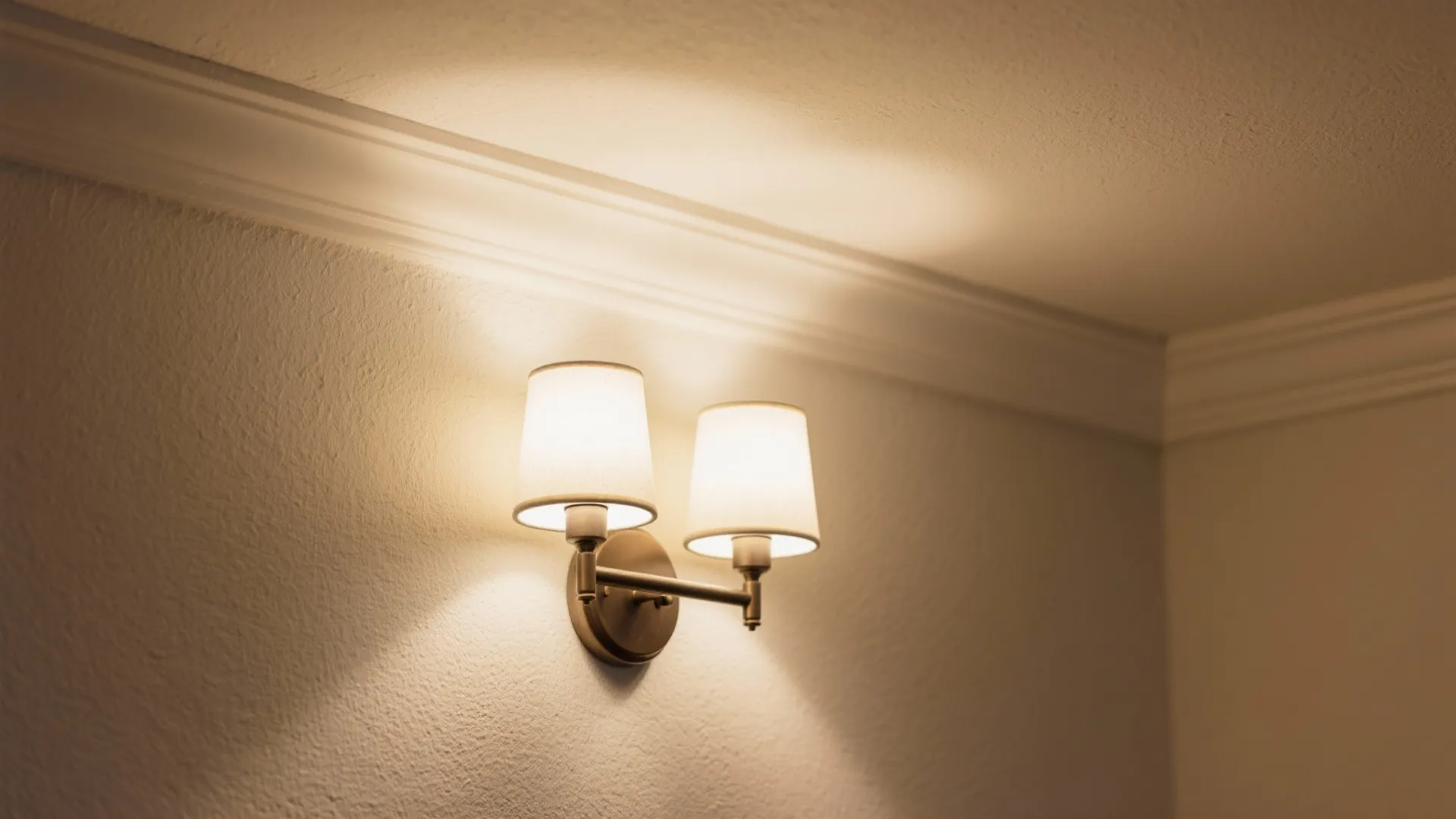 Soft uplight to lift low ceilings