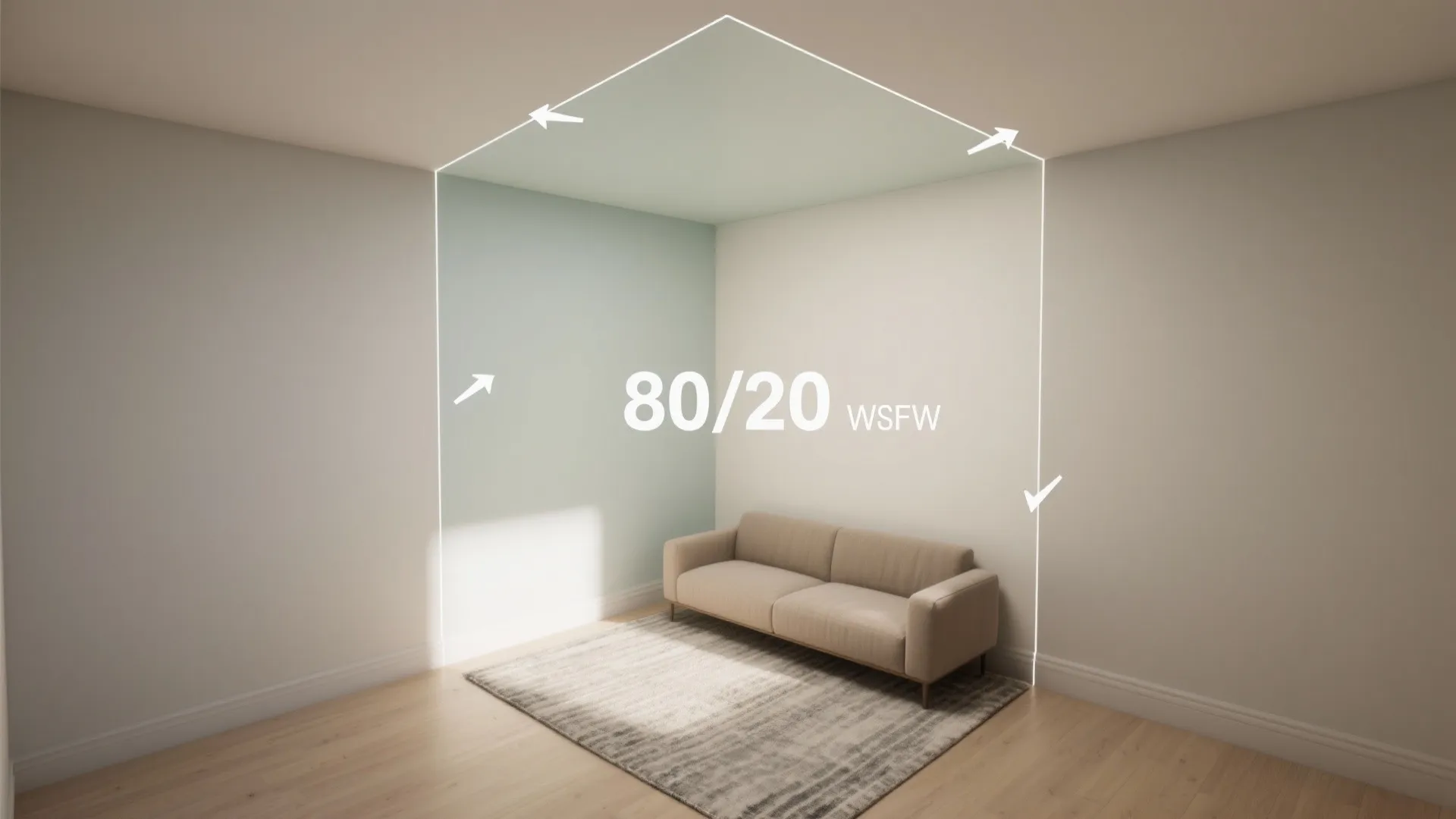 Ceiling Tricks: 80/20 Wrap or Pale Contrast