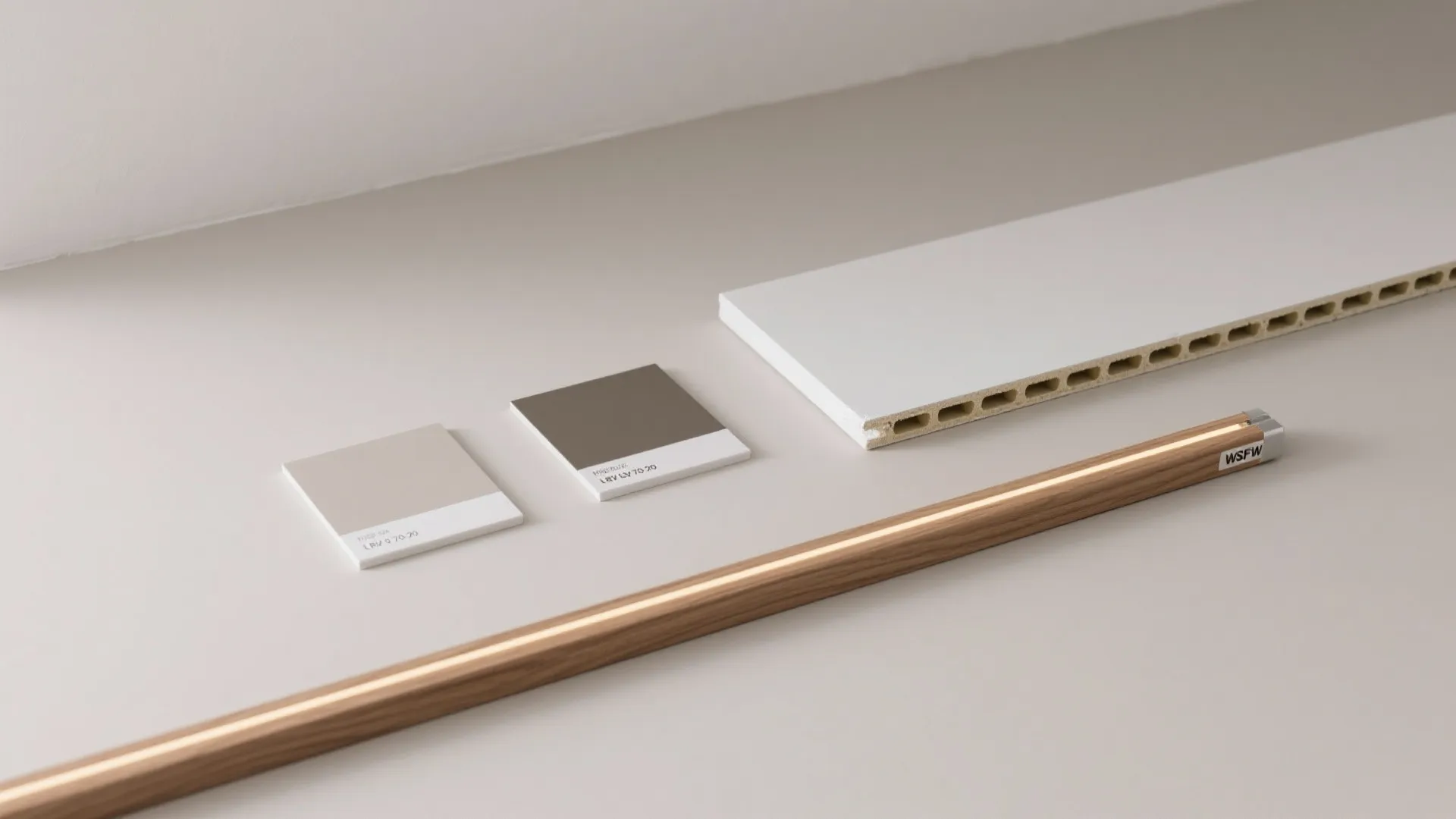 Painted ceiling zones with tiny drops