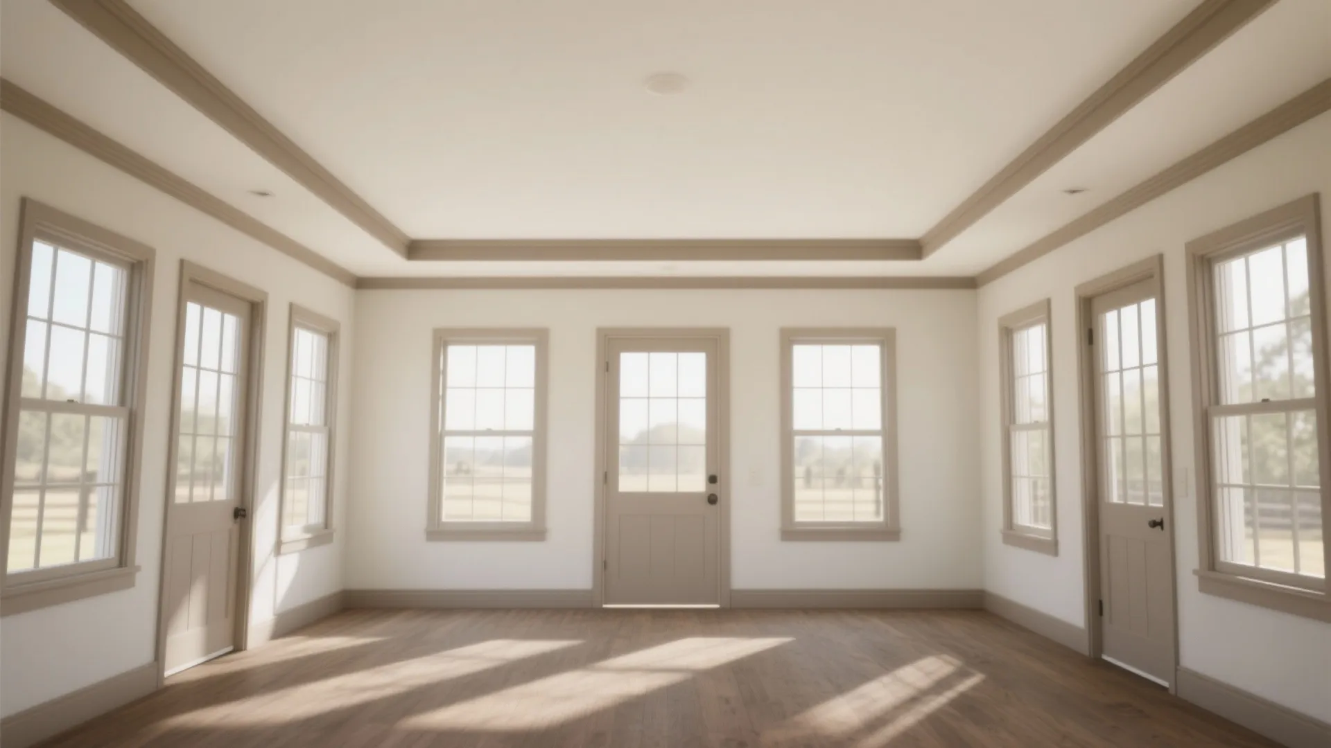 4. Paint Ceilings and Trim for Added Height