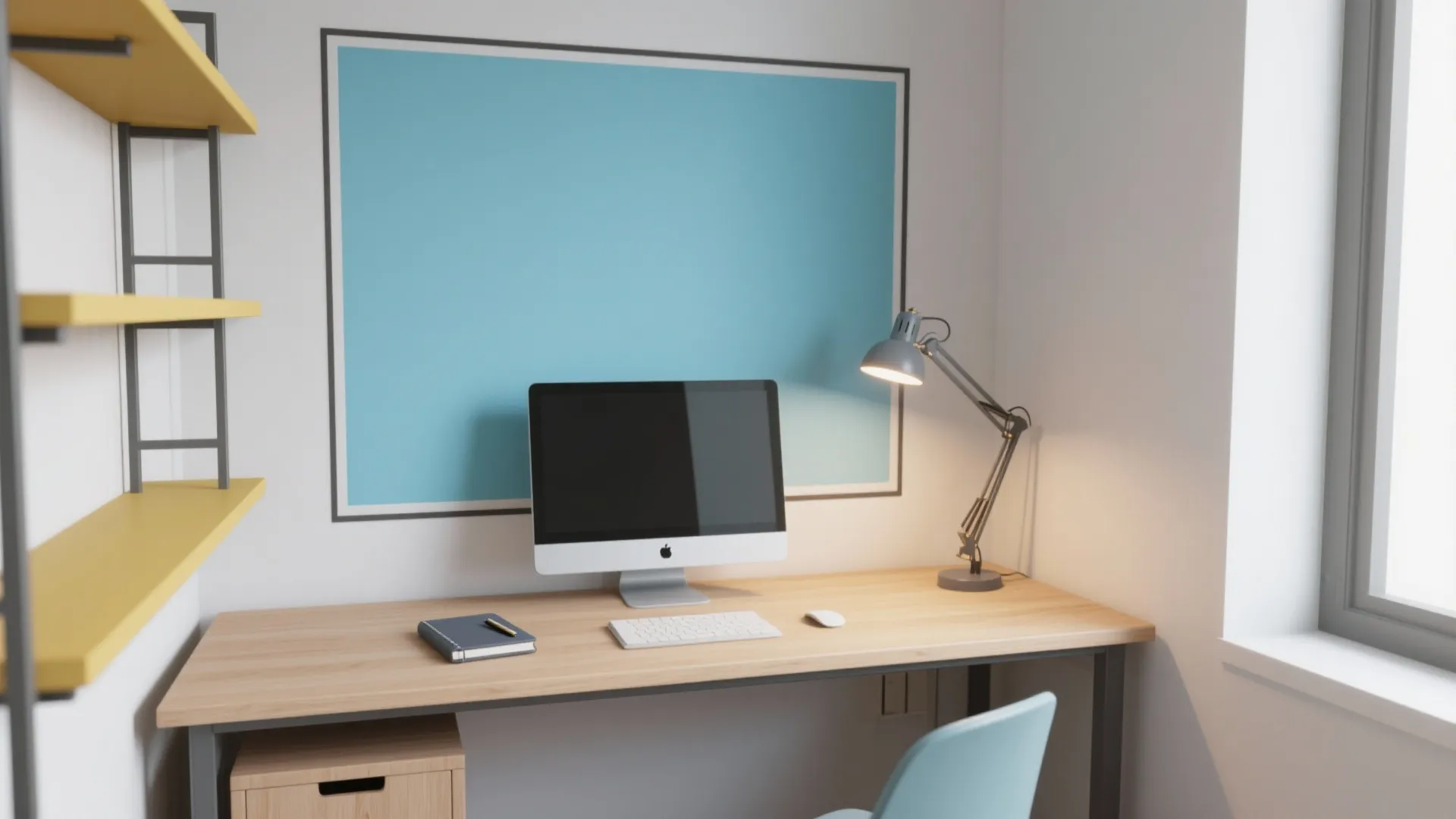 Cel-shaded Color Blocking for Focus