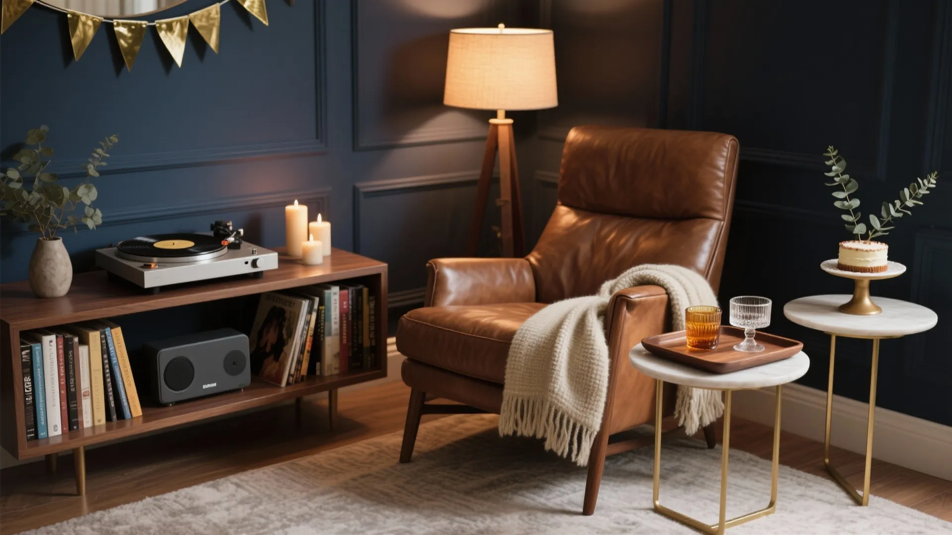 Celebration Nook: Bar Cart or Reading Corner Upgrade