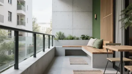 5 Balcony Design Ideas with Cement That Truly Work