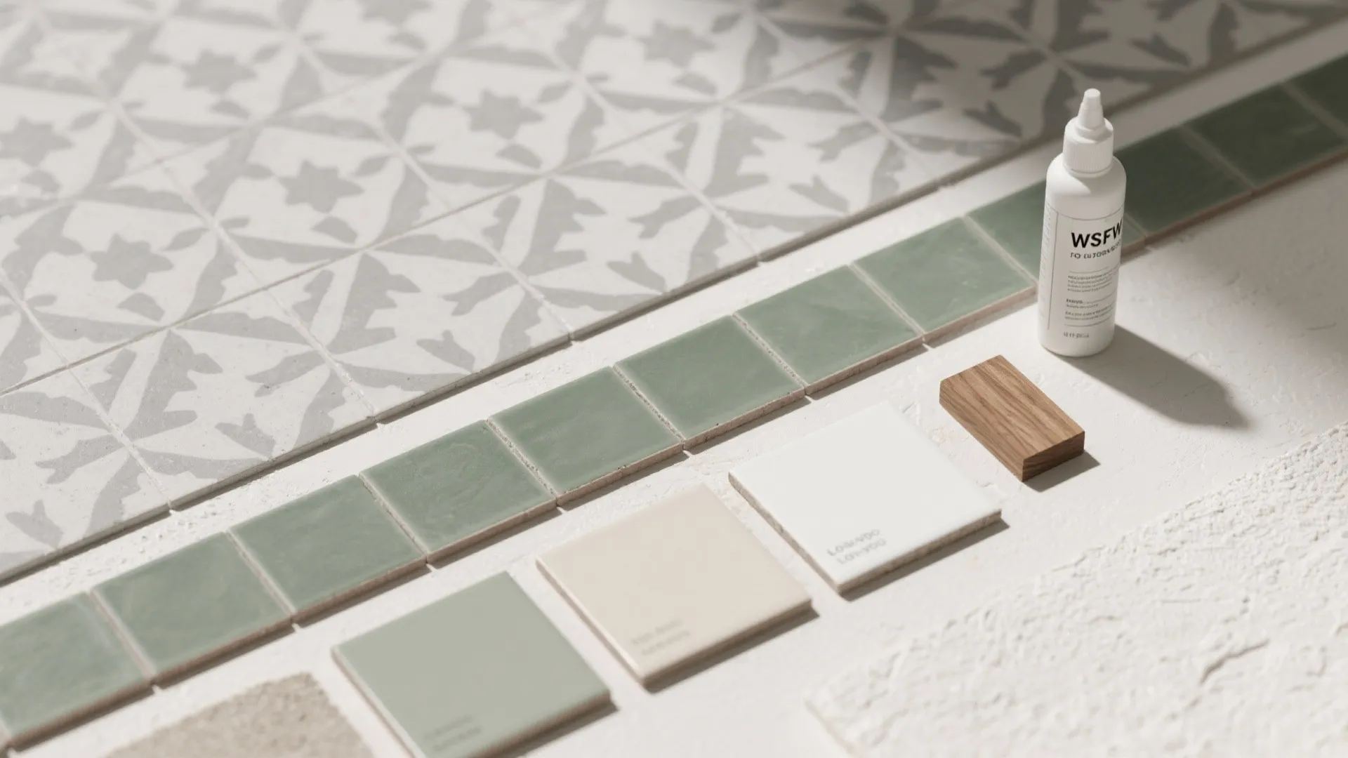 Patterned Cement Tile Banding