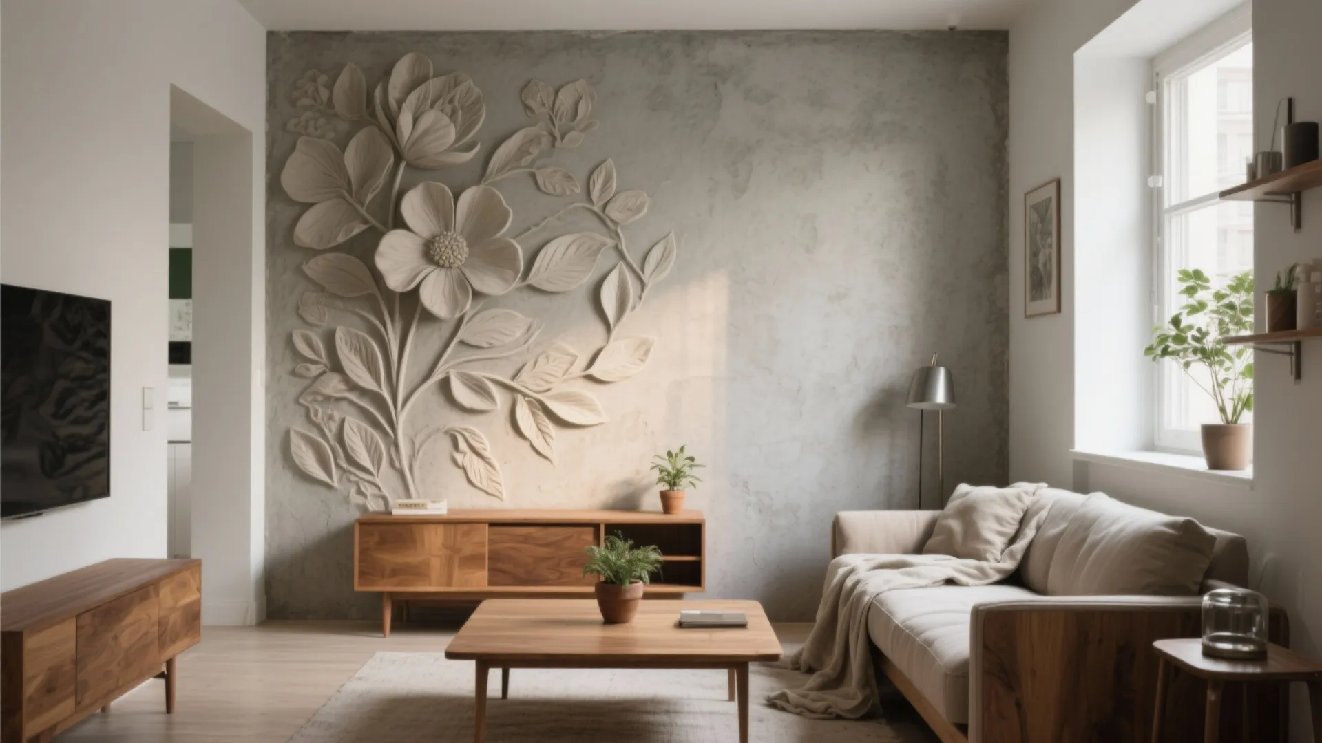 5 Wall Cement Flower Design Ideas for Small Spaces: How I turn compact walls into botanical concrete art without losing function