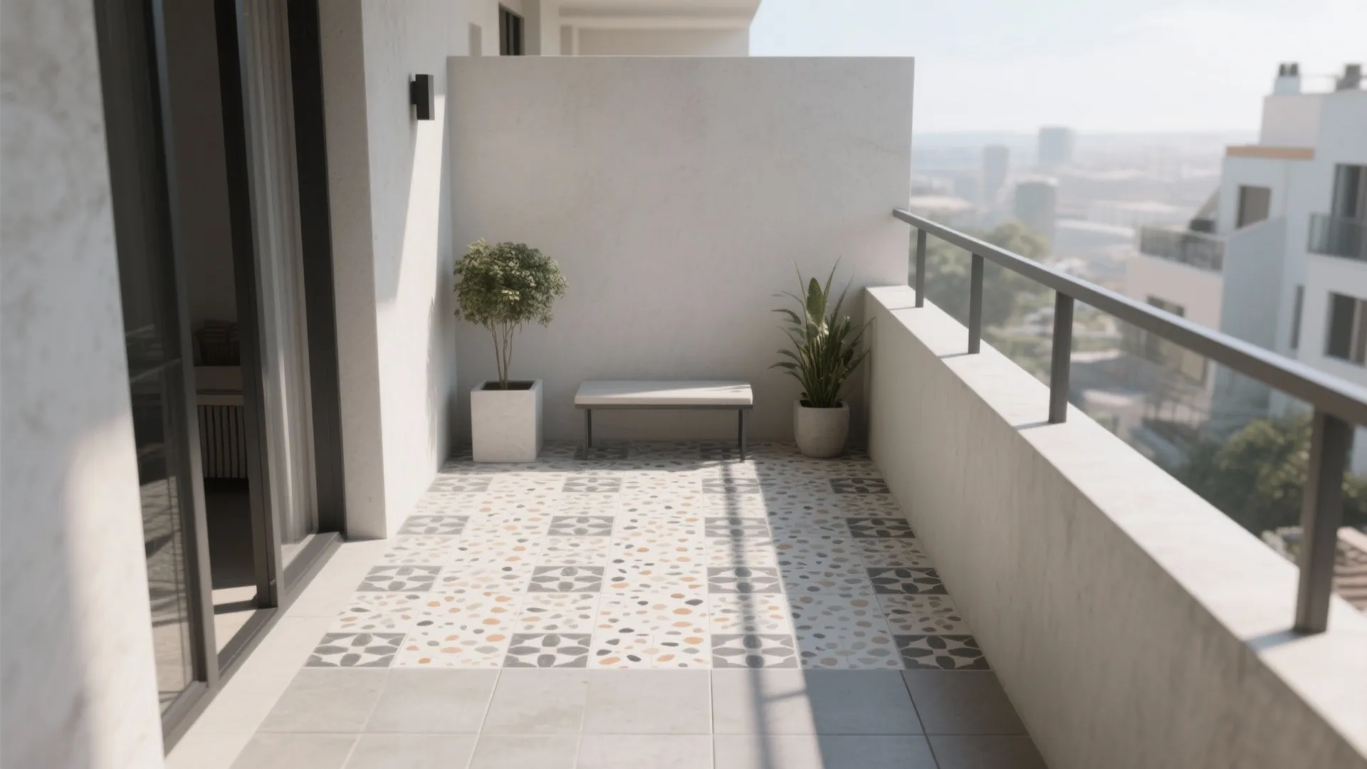 4) Soft-Graphic Cement-Look Patterns