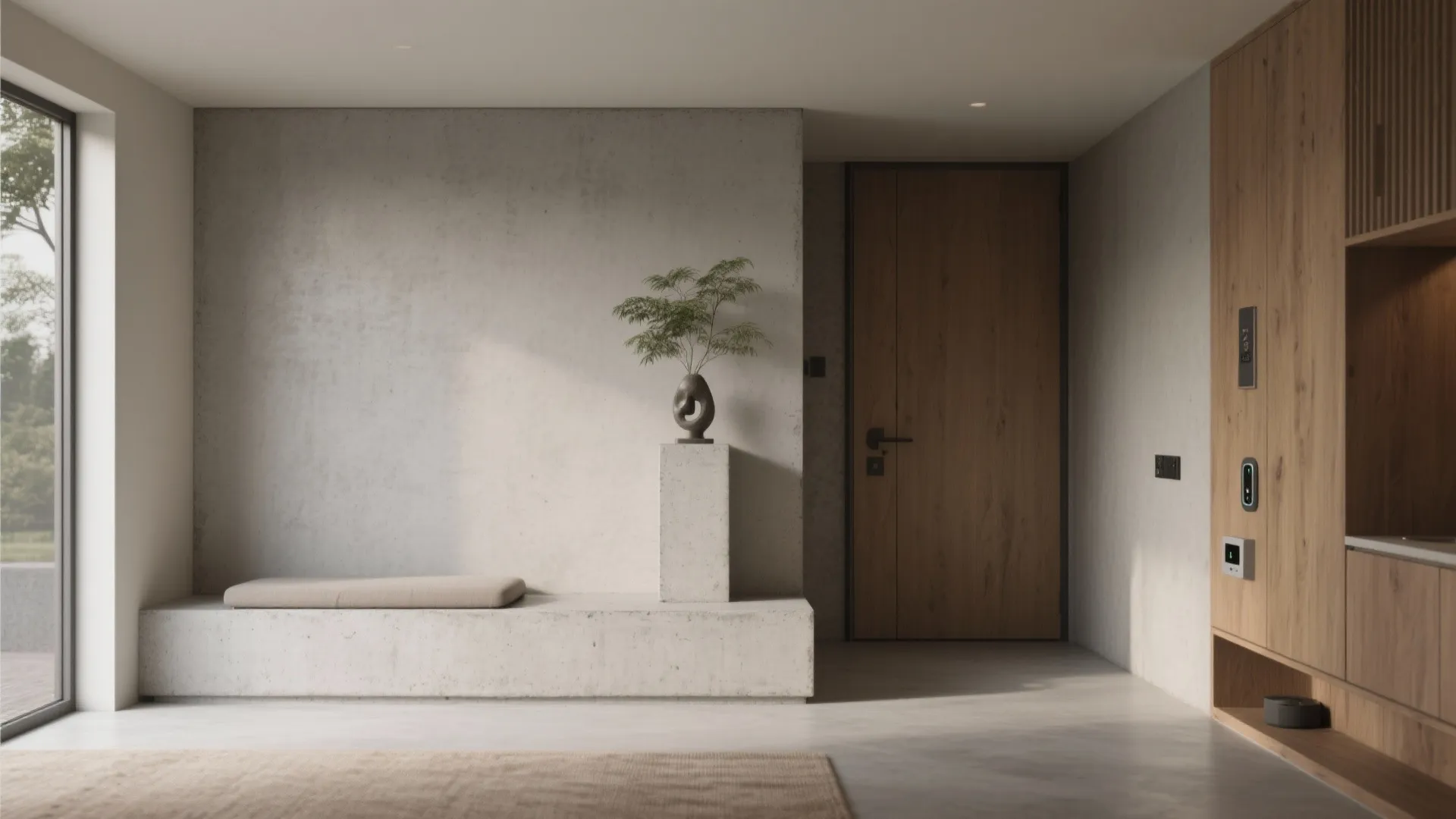 Cement Plinth and Display Column Combo