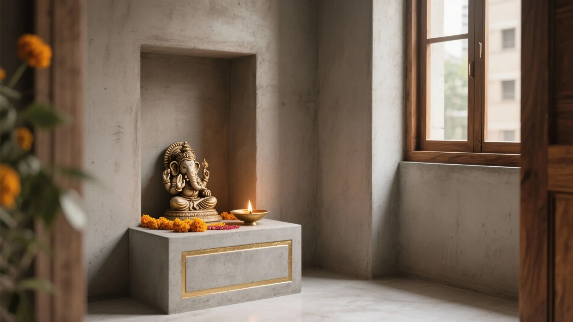 Puja Room Design in Cement: 5 Space-Savvy Ideas: A senior designer’s real-world guide to building a serene, durable puja space with cement—complete with pros, cons, costs, and practical tips for small homes.