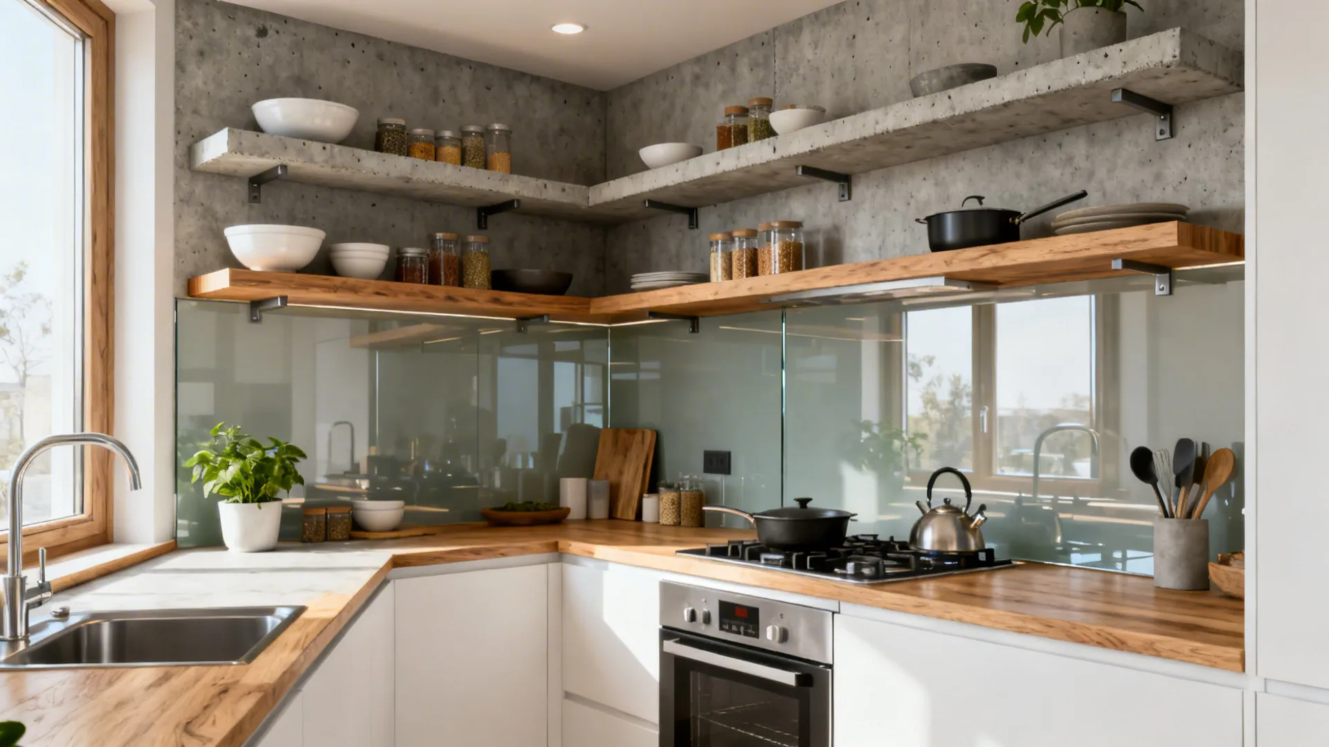 5 Kitchen Cement Shelves Design Ideas That Truly Work