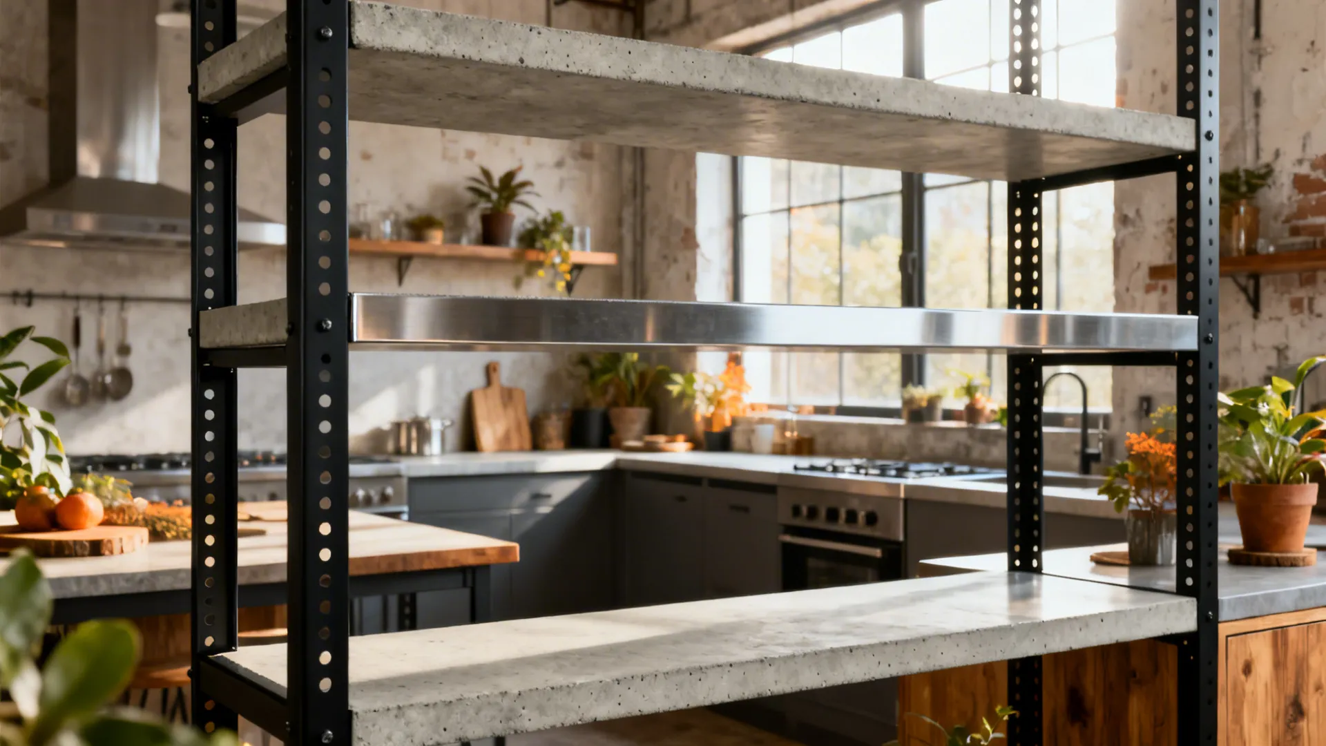 Industrial cement and steel combo