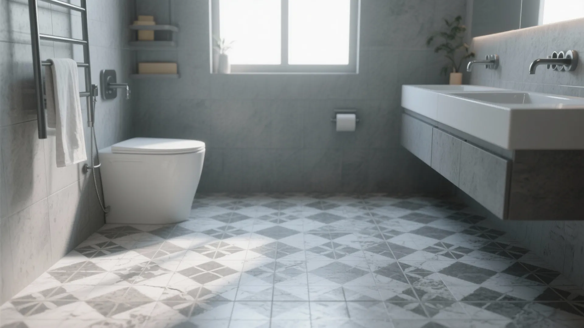 3. Statement Cement Tiles