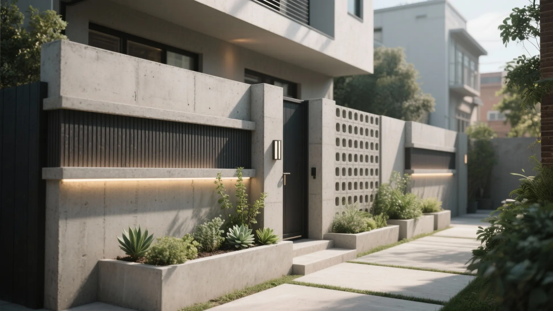 5 Boundary Wall Cement Design Ideas: Small-space friendly cement boundary wall inspirations with real-site pros and cons