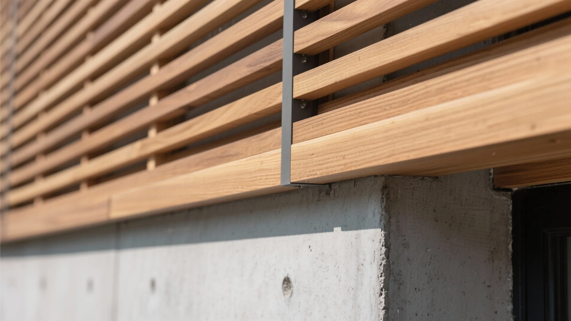 Industrial Cement with Warm Wood Accents