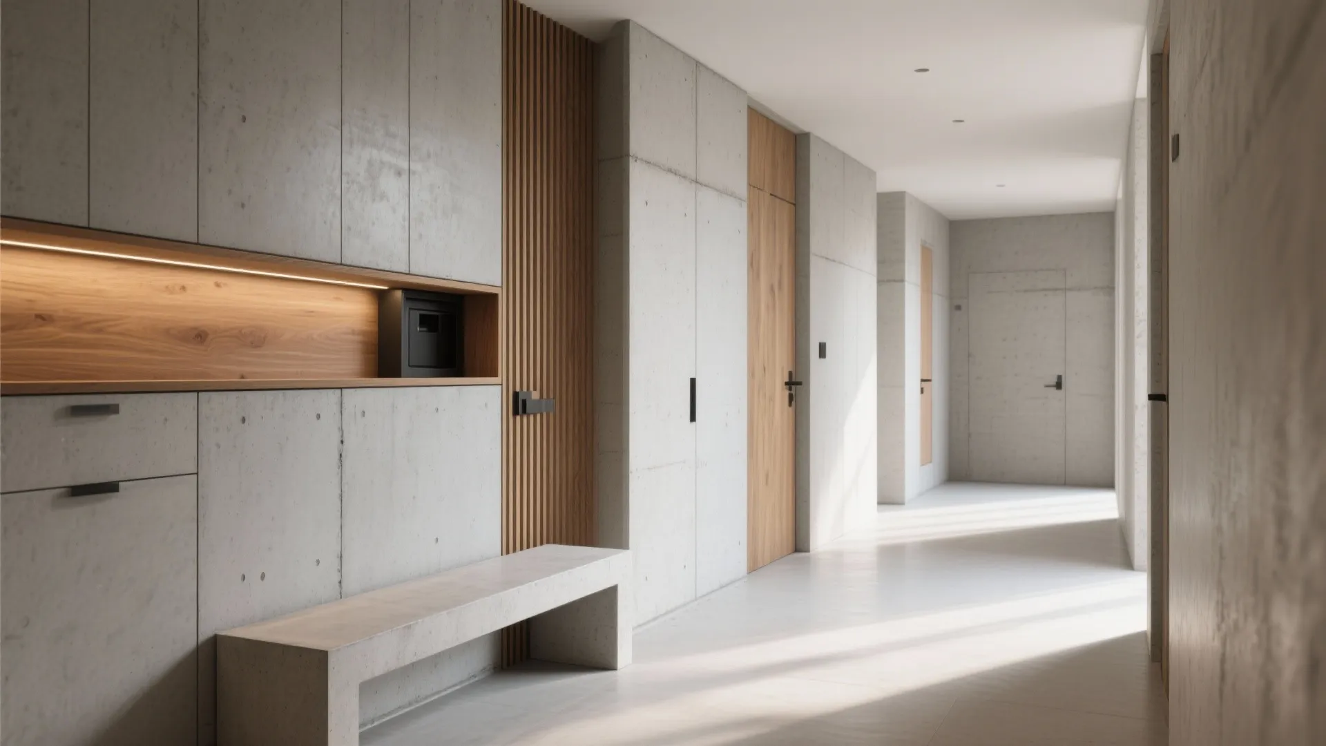 Concrete + Wood: Warm Minimalism That Ages Well