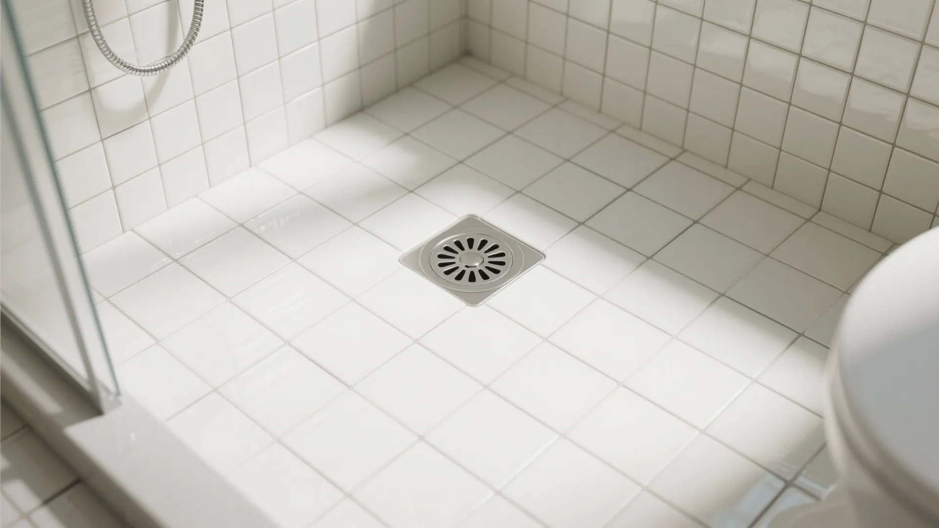 Center point drain with balanced slope