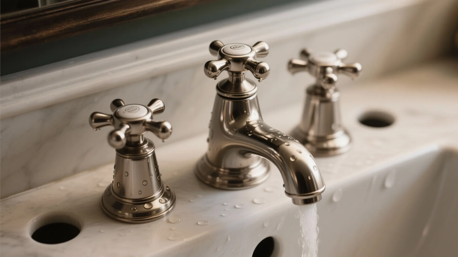 1. Keep it Classic with a Two-Handle Center-Set