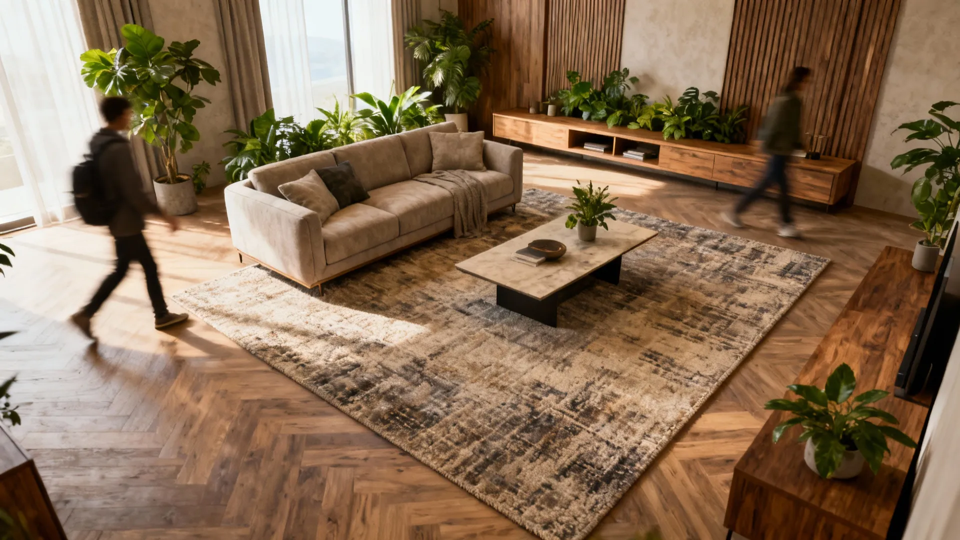 Center Sofa Ideas: 5 Ways to Place Sofa in Middle of Living Room