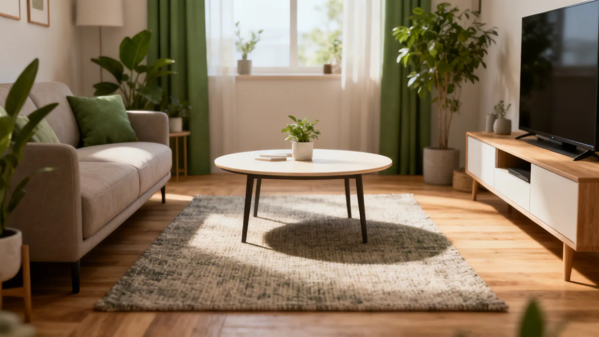 Center Table in Living Room: 5 Small-Space Ideas