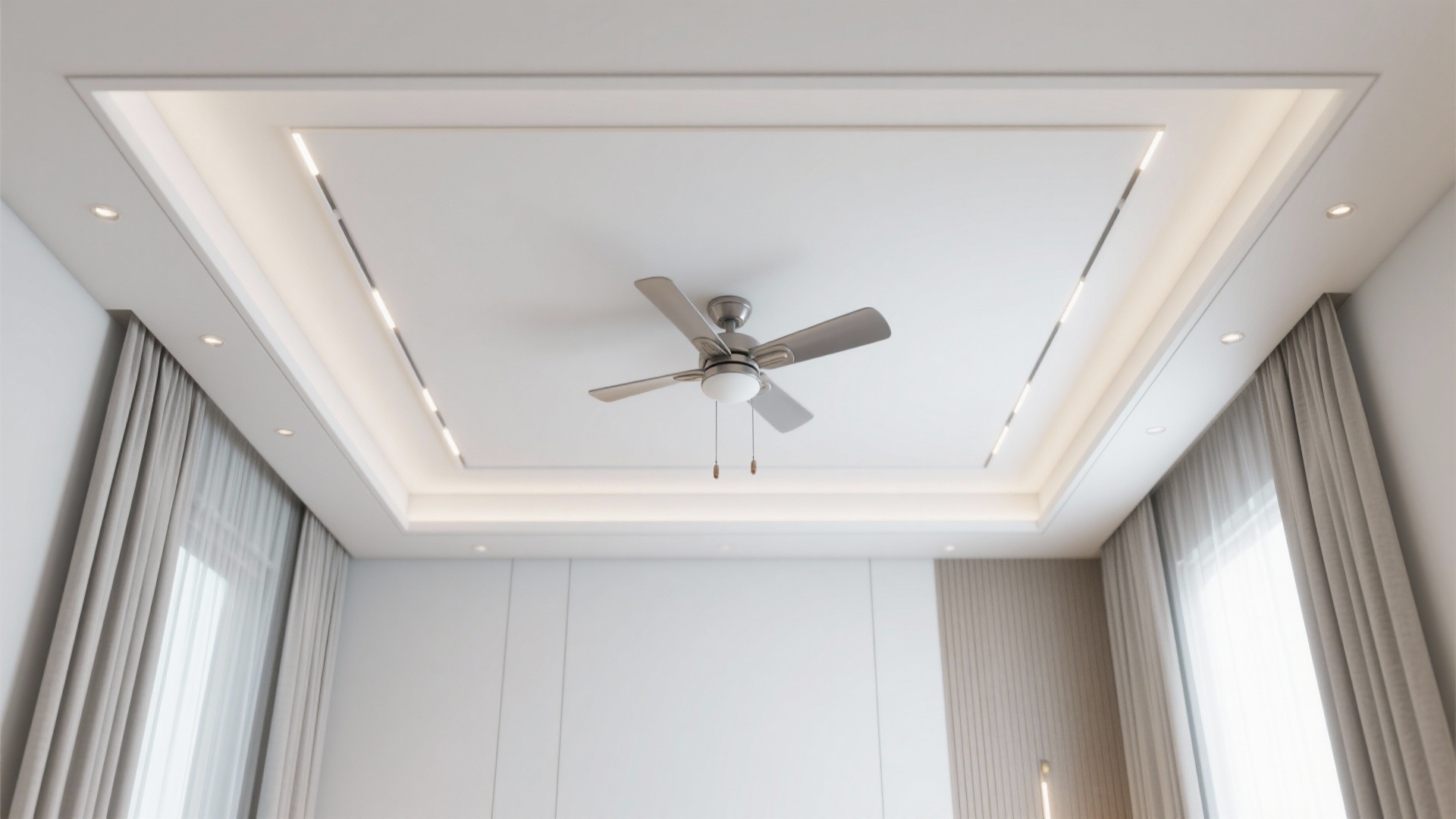 Simple Hal Small Hall Feels Low? False Ceiling Simple Design for Hall