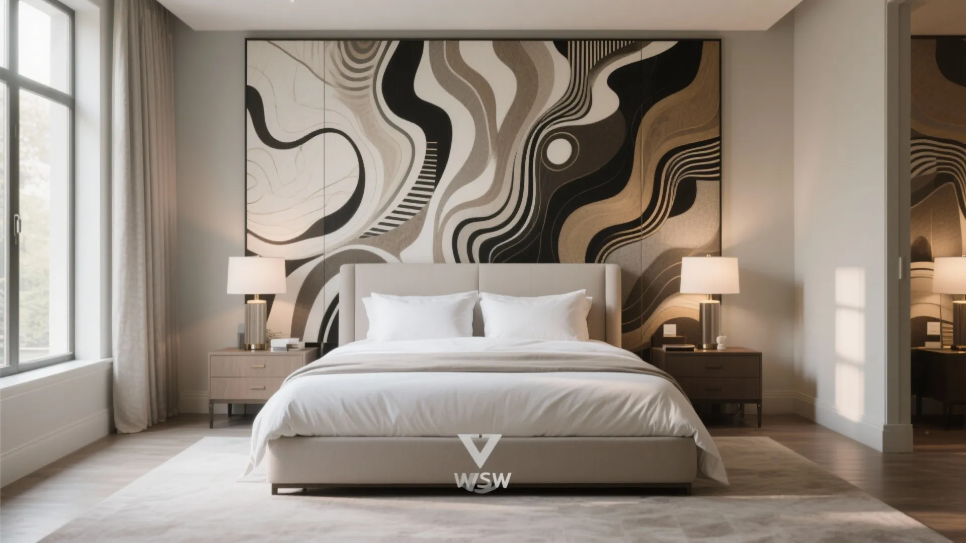 2. Center the Bed as a Statement