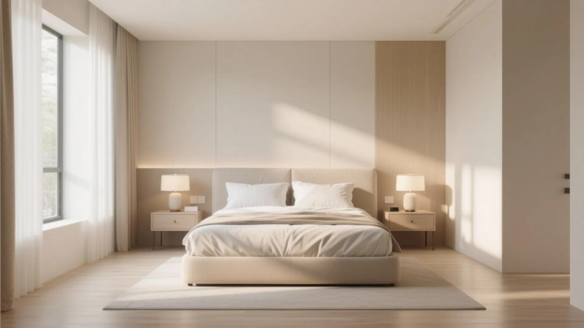 1. Centered Bed with Symmetry