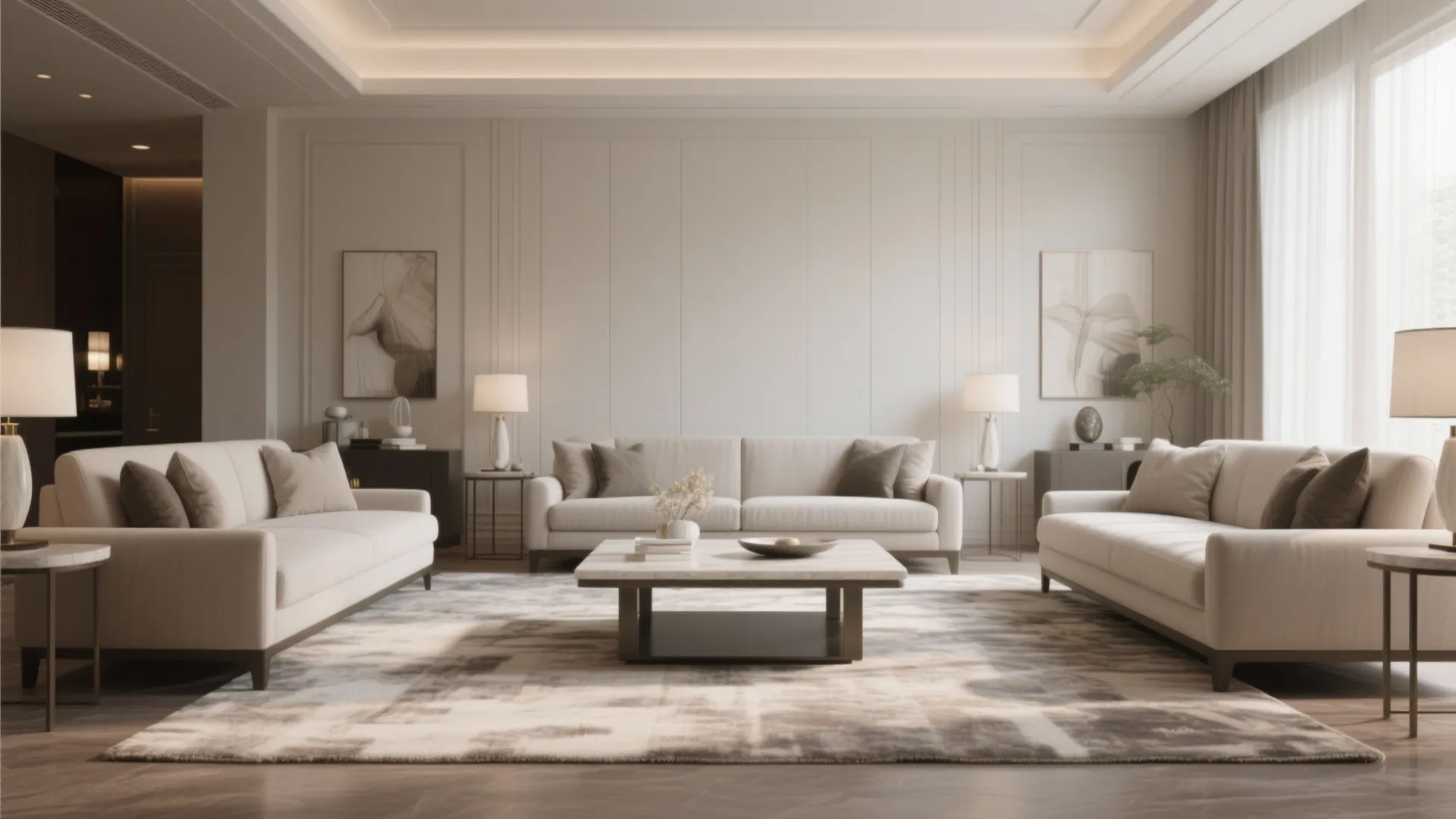 1. Centered Conversation Area