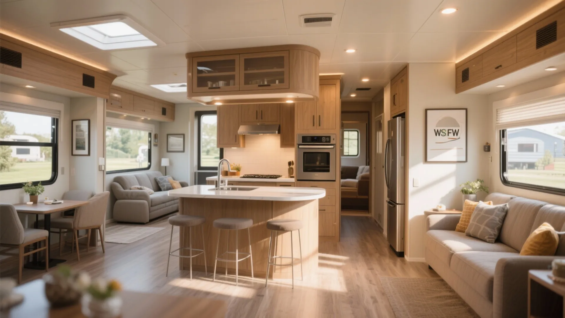 7. Center the Kitchen