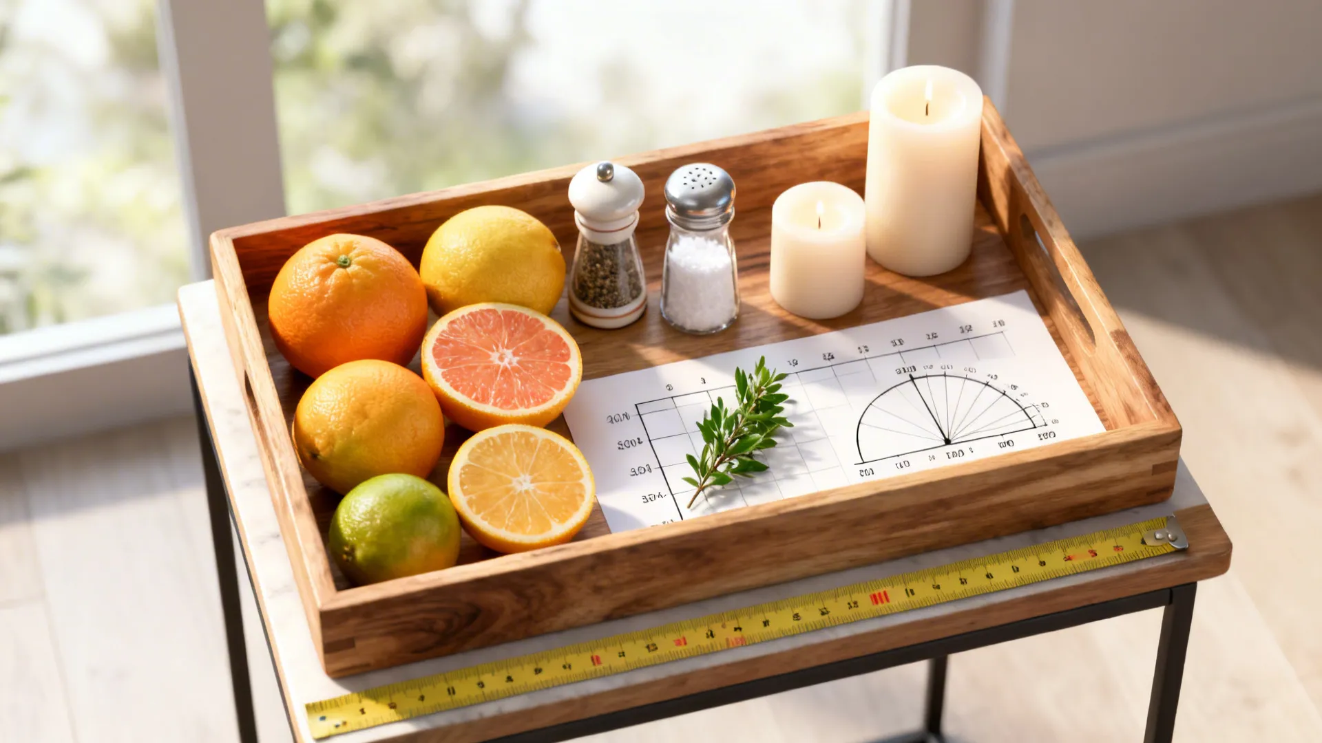 3. Statement Centerpiece with Practicality