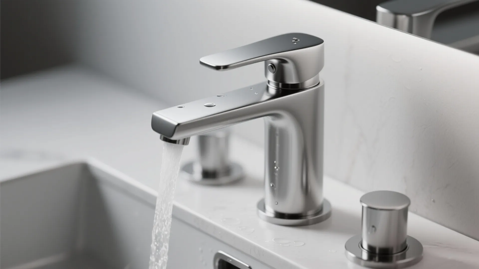 1. Sleek single-handle 4-inch centerset for minimalists