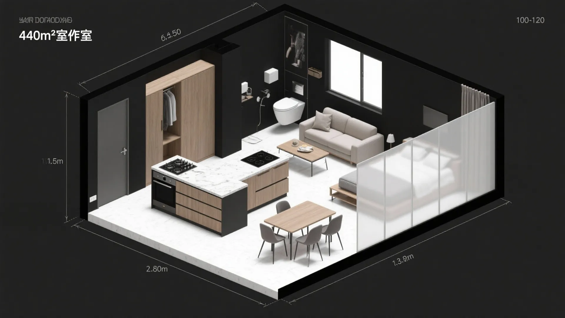 40 Sq Meter Floor Plan: Fix a Cramped Studio Layout