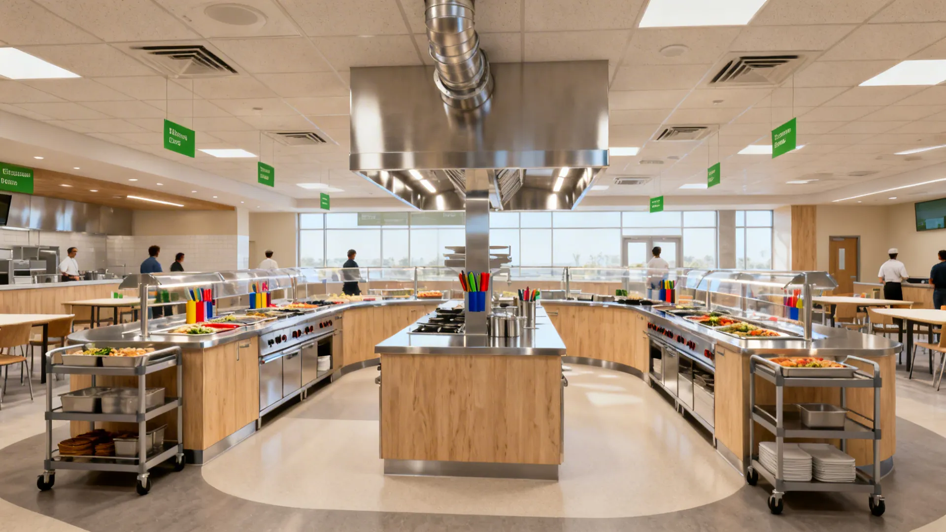 Central Kitchen Design: 5 Ideas for Food Courts