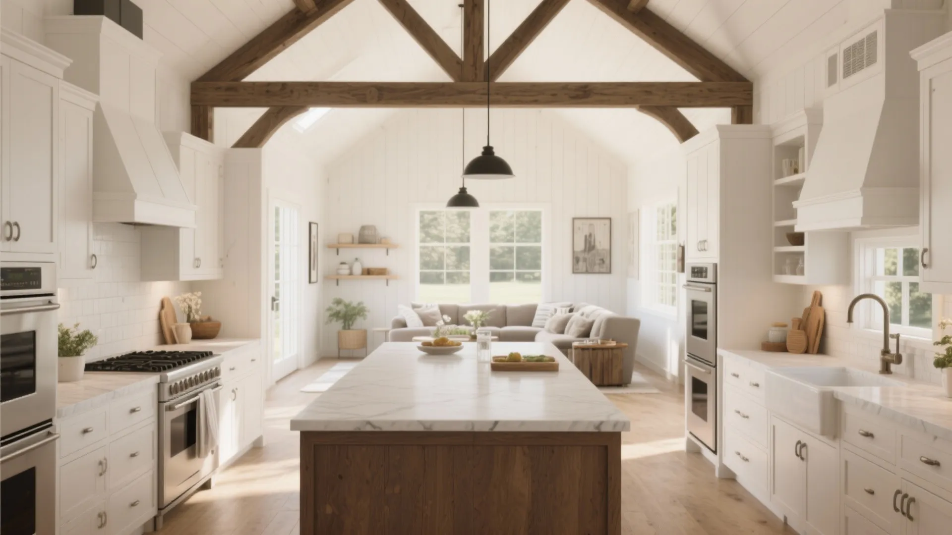 1. Centralized Open Kitchen