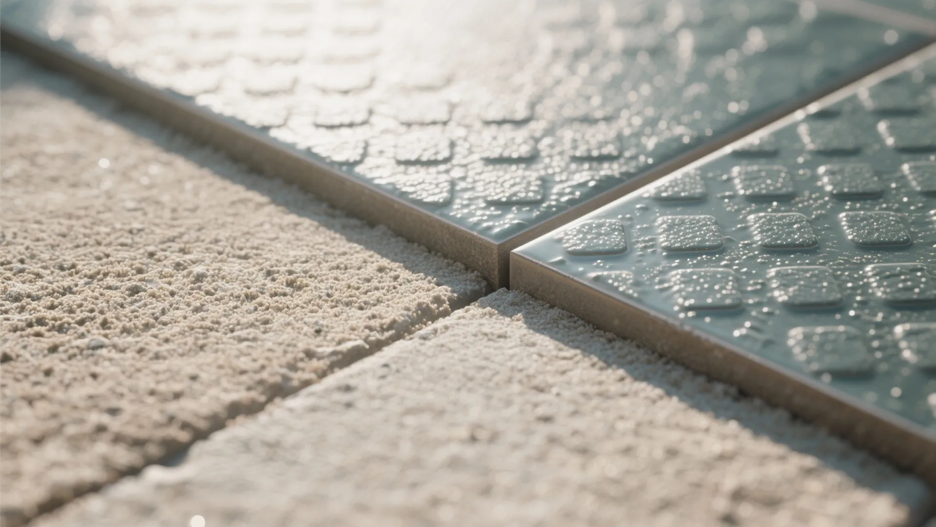 Anti-skid ceramic with proper drainage