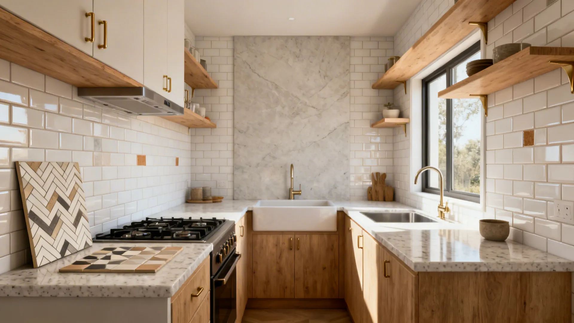 5 Ceramic Tile Designs for Kitchen Backsplashes