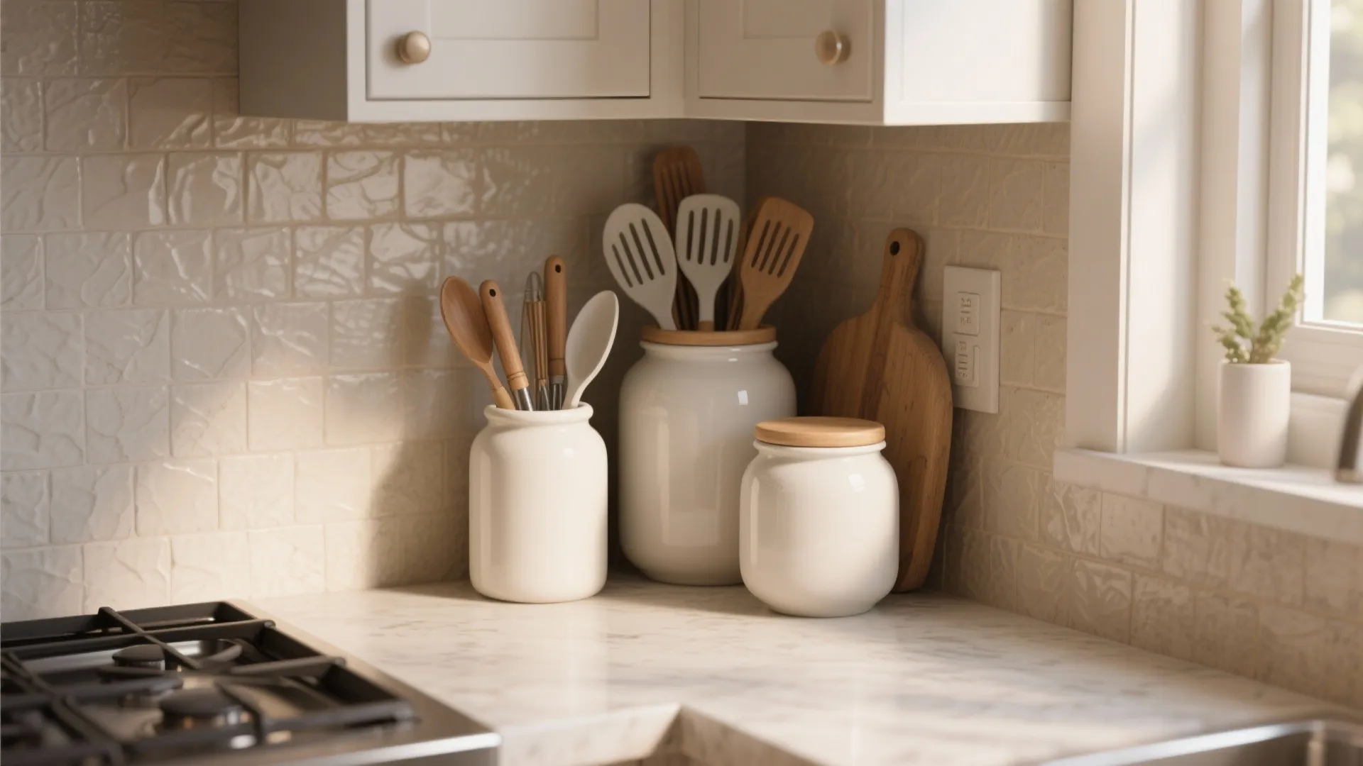 2. Matte ceramic jar collection