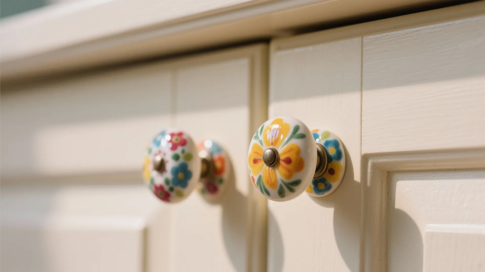 9. Ceramic Knob Pulls