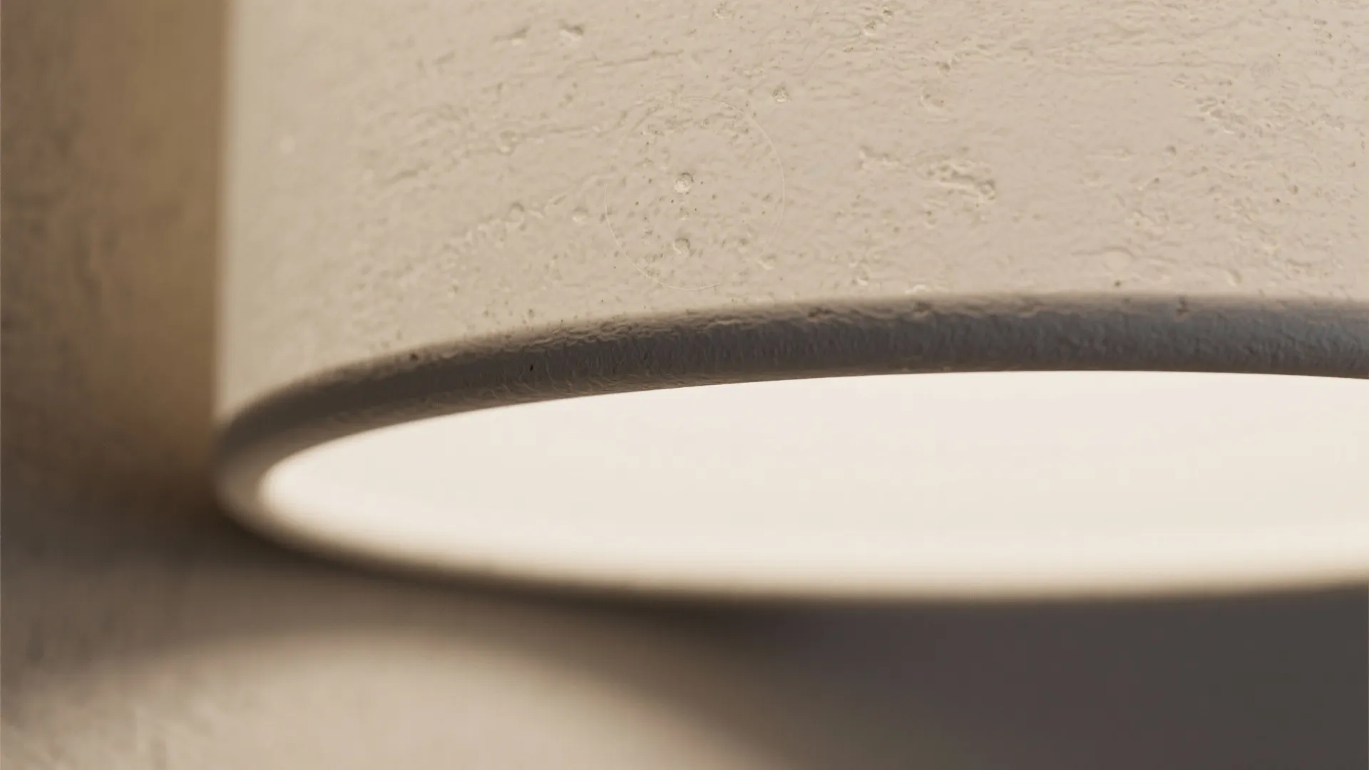 Ceramic Wall Light Covers with Sculptural Forms