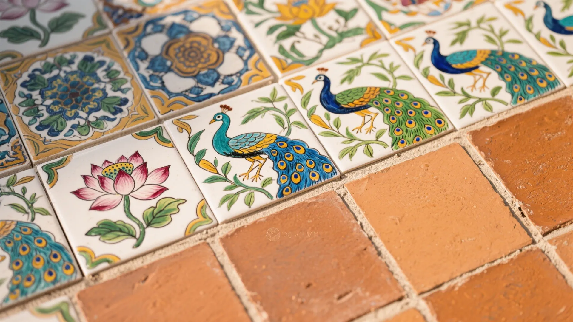 3. Handcrafted Ceramic Motifs