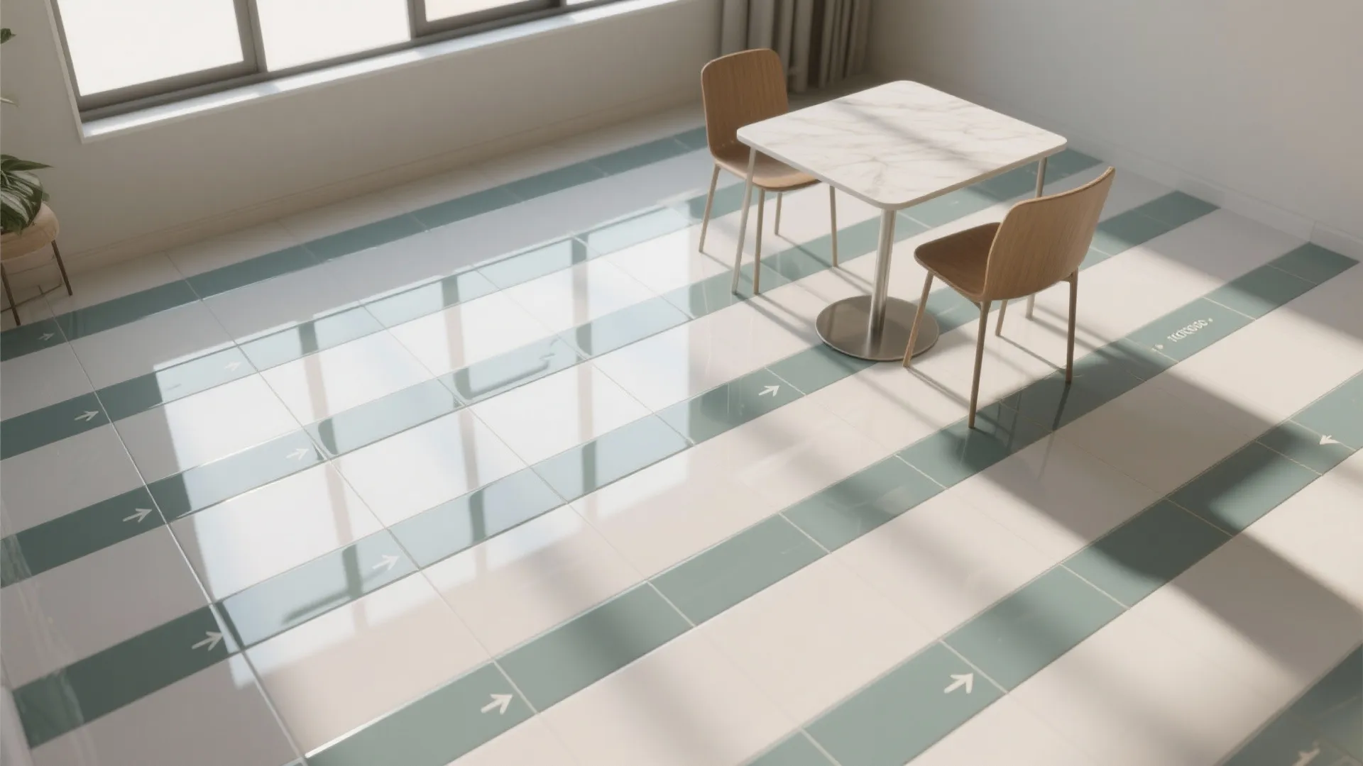 Glossy Ceramic Tiles to Bounce Light