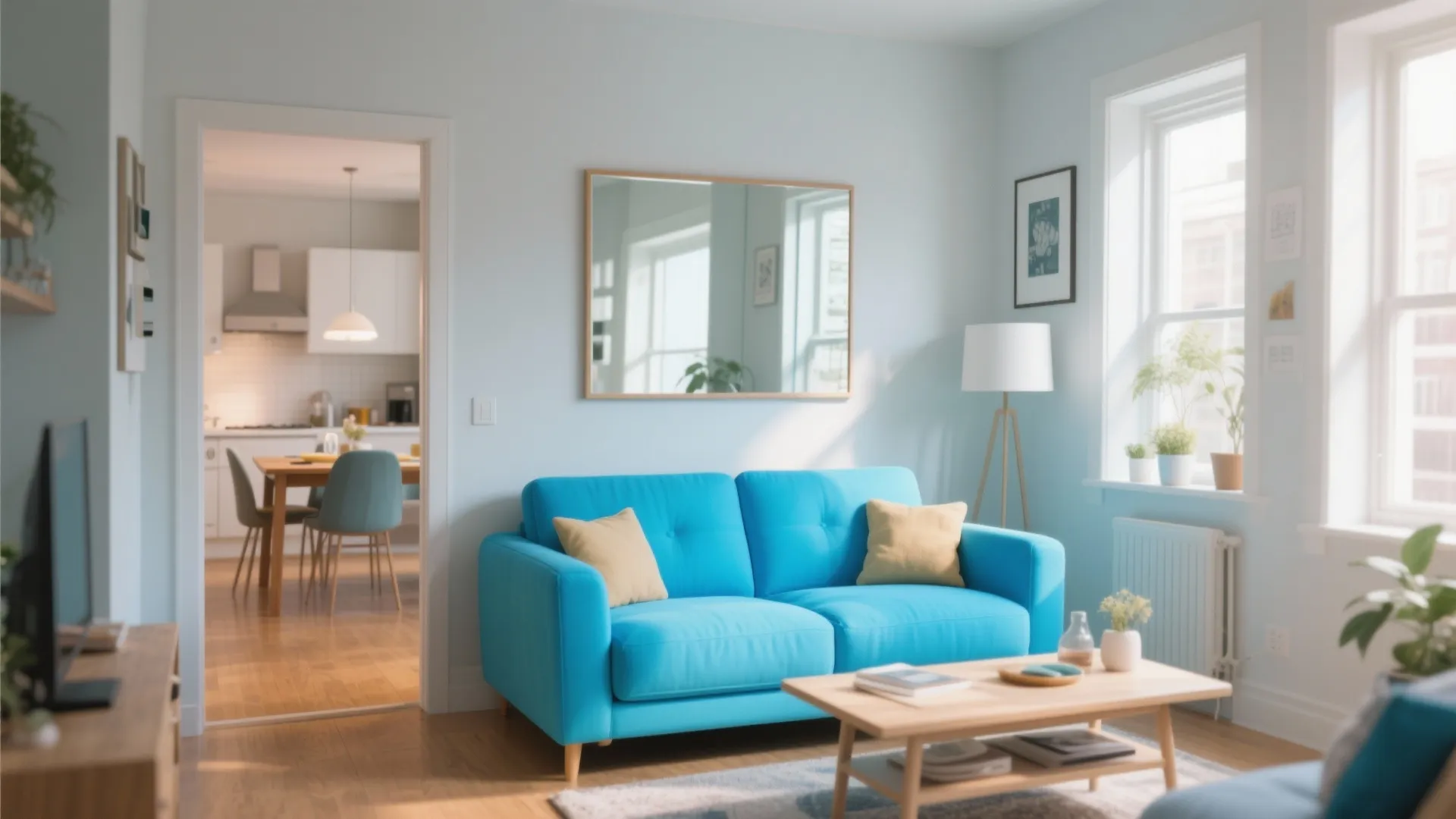 10. Cerulean Loveseat