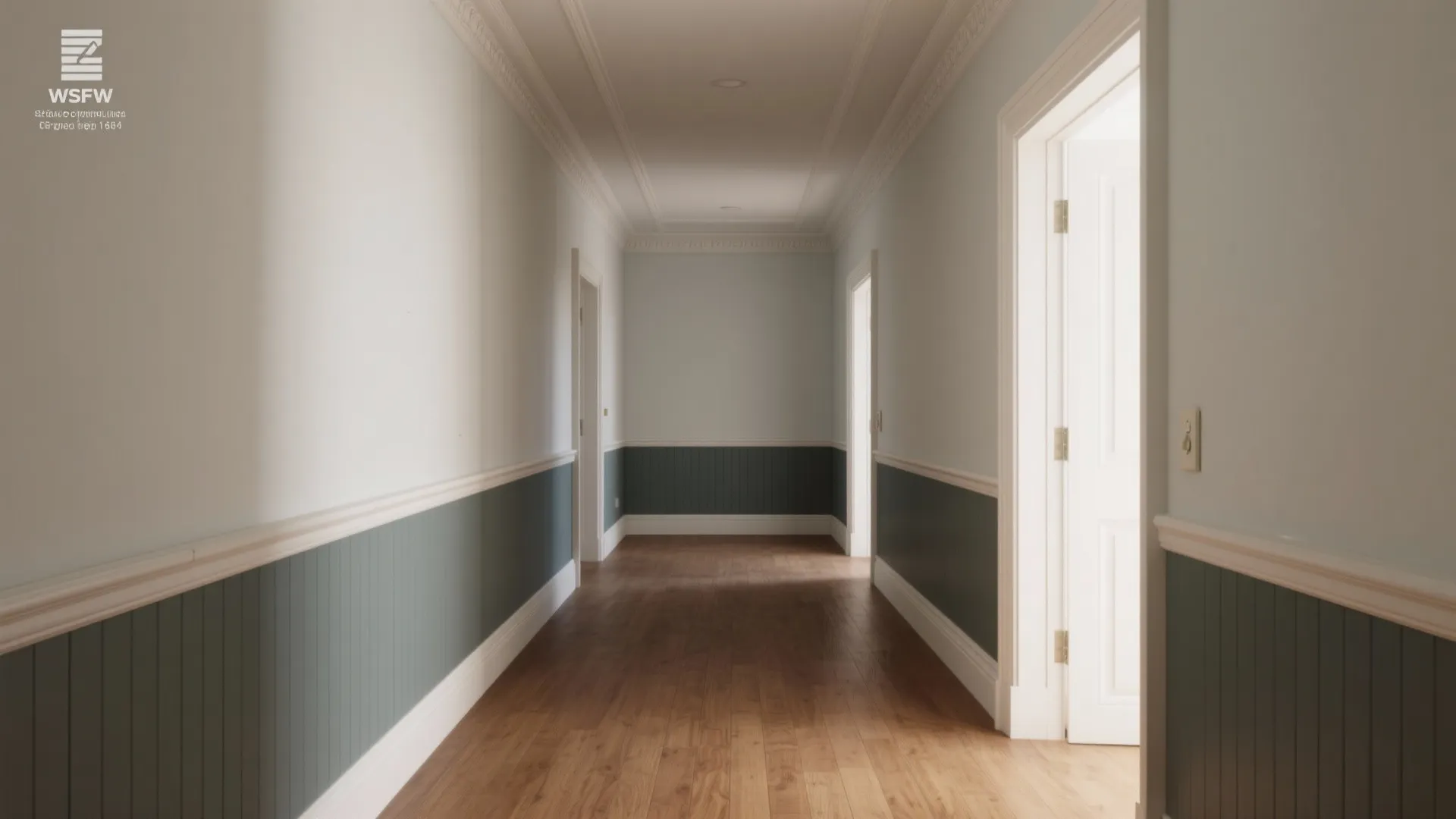 4) Chair Rail + Two-Tone Walls for Proportion