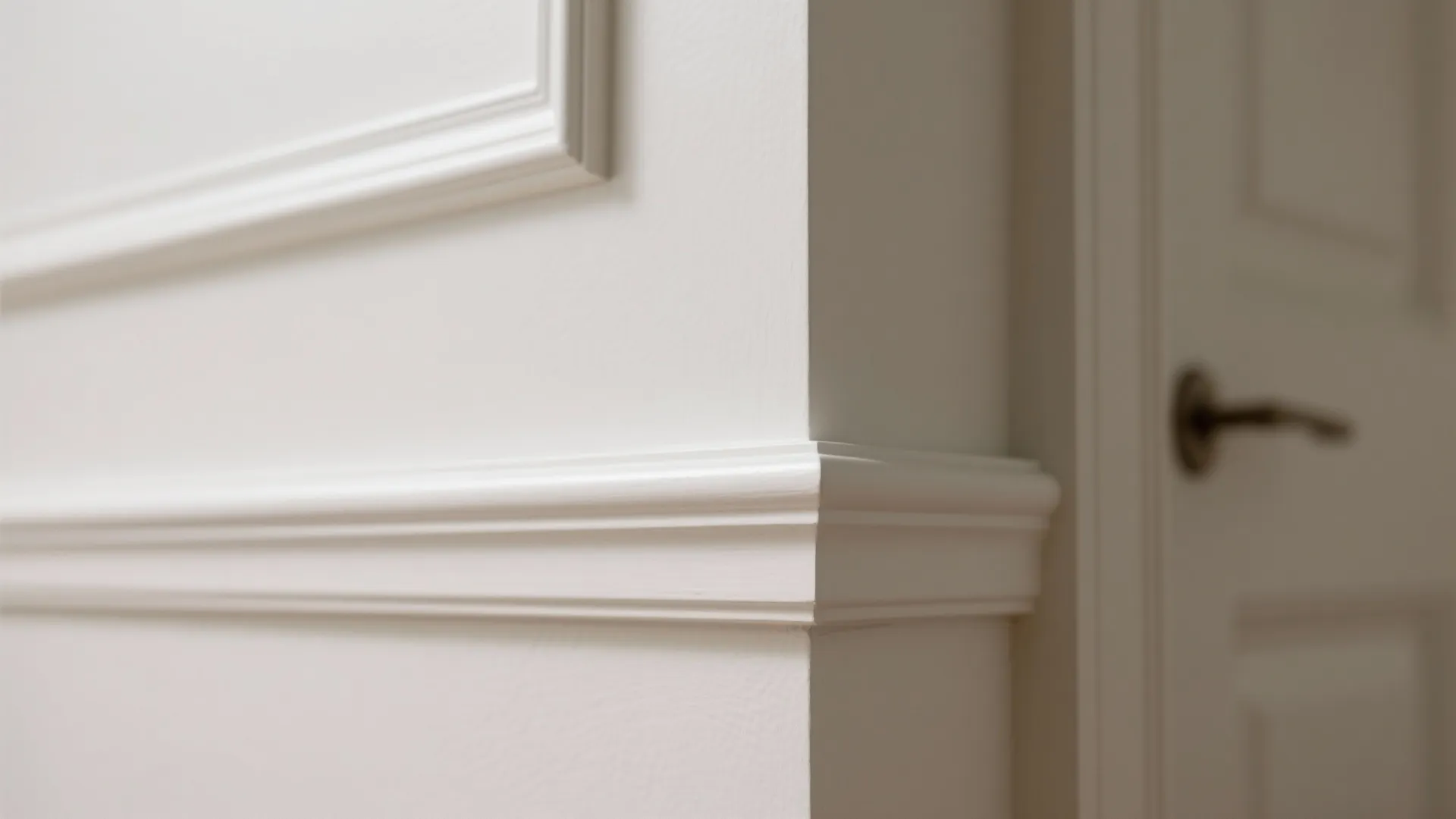 1) Minimal Profile Chair Rail for Calm Proportion